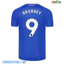 Camisa de time de futebol Sunderland Brian Brobbey #9 Replicas 2º Equipamento 2025-26 Manga Curta